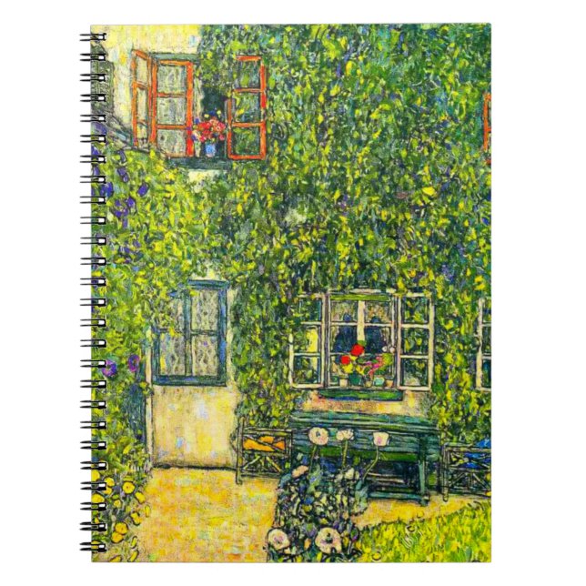 Gustav Klimt The House of Guardaboschi Notebook (Front)