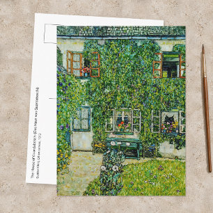 Gustav Klimt - The House of Guardaboschi Postcard