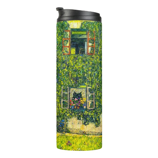 Gustav Klimt The House of Guardaboschi Thermal Tumbler (Rotated Right)