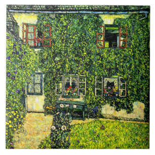 Gustav Klimt - The House of Guardaboschi Tile