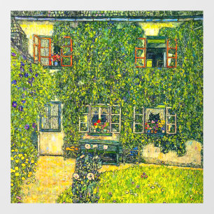 Gustav Klimt The House of Guardaboschi Window Cling