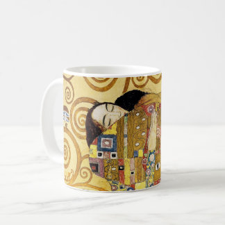 Gustav Klimt , "The hug" coffee mug
