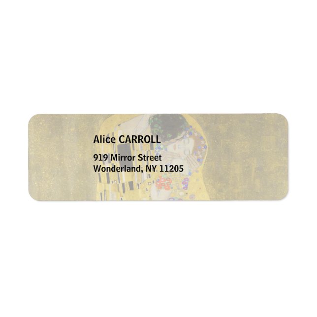 Gustav Klimt - The Kiss (Front)