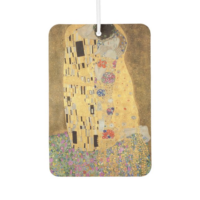 Gustav Klimt | The Kiss, 1907-08 Car Air Freshener (Front)