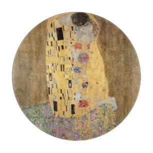 Gustav Klimt The Kiss, 1907-08 Cutting Board