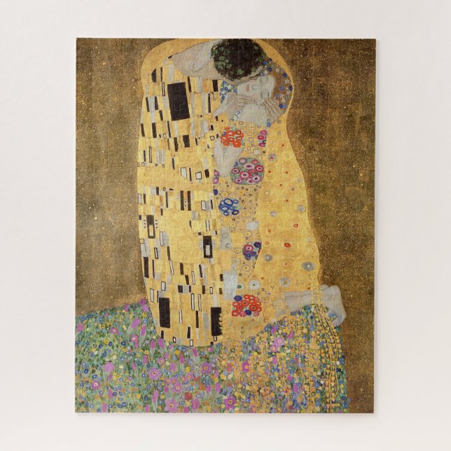 Gustav Klimt | The Kiss, 1907-08 Jigsaw Puzzle (Vertical)