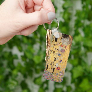 Gustav Klimt   The Kiss, 1907-08 Key Ring