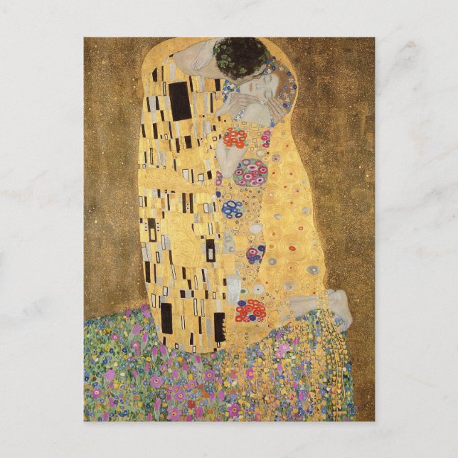 Gustav Klimt | The Kiss, 1907-08 Postcard (Front)