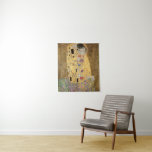 Gustav Klimt | The Kiss, 1907-08 Tapestry<br><div class="desc">The Kiss,  1907-08 | by Gustav Klimt | Art Location: Osterreichische Galerie Belvedere,  Vienna,  Austria | Austrian Artist | Image Collection Number: XAM601</div>