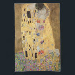 Gustav Klimt | The Kiss, 1907-08 Tea Towel<br><div class="desc">The Kiss,  1907-08 | by Gustav Klimt | Art Location: Osterreichische Galerie Belvedere,  Vienna,  Austria | Austrian Artist | Image Collection Number: XAM601</div>