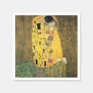 GUSTAV KLIMT - The kiss 1907 Napkin