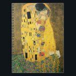 GUSTAV KLIMT - The kiss 1907 Notebook<br><div class="desc">GUSTAV KLIMT - The kiss 1907
Oil and gold foil on canvas</div>