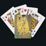 GUSTAV KLIMT - The kiss 1907 Playing Cards<br><div class="desc">GUSTAV KLIMT - The kiss 1907
Oil and gold foil on canvas</div>