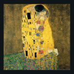 GUSTAV KLIMT - The kiss 1907 Poster<br><div class="desc">GUSTAV KLIMT - The kiss 1907</div>