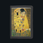 GUSTAV KLIMT - The kiss 1907 Trifold Wallet<br><div class="desc">GUSTAV KLIMT - The kiss 1907
Oil and gold foil on canvas</div>