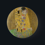 Gustav Klimt "The Kiss" 6 Cm Round Badge<br><div class="desc">Gustav Klimt 's masterpiece: "The Kiss". “The Kiss, ” created by the Austrian painter Gustav Klimt. It’s considered to be his most famous work. He painted it between the years 1907 and 1908, which were the highpoint of his “Golden Period, ” when he painted a number of works utilising gold...</div>