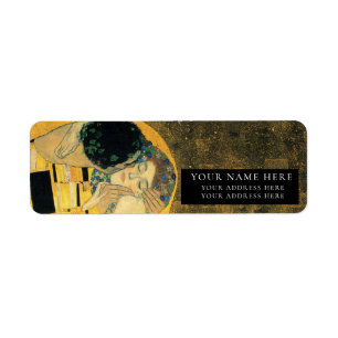 GUSTAV KLIMT "THE KISS" ART RETURN ADDRESS LABEL