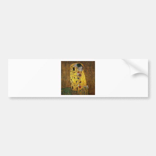 Gustav Klimt The Kiss Bumper Sticker (Front)