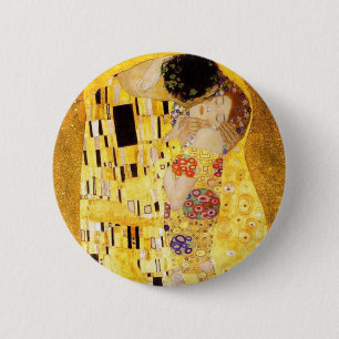 Gustav Klimt The Kiss Button