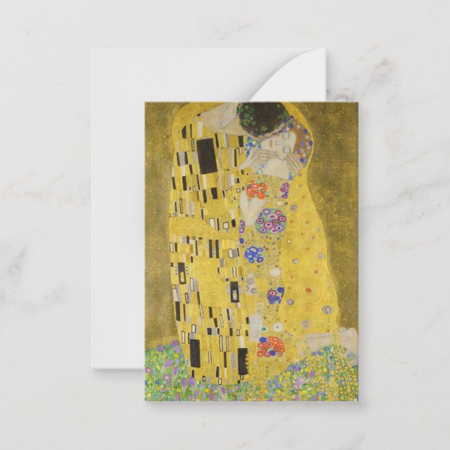 Gustav Klimt - The Kiss Card (Front)