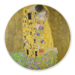 Gustav Klimt - The Kiss Ceramic Knob