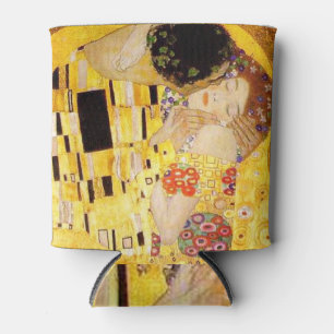 Gustav Klimt The Kiss Classic Painting Can Cooler