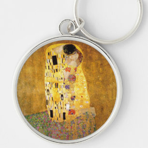 Gustav Klimt The Kiss Classic Painting Key Ring