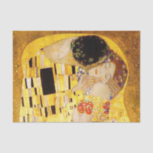 Gustav Klimt The Kiss Classic Painting Tissue Paper