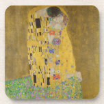 Gustav Klimt "The Kiss" Coaster<br><div class="desc">Gustav Klimt 's masterpiece: "The Kiss". “The Kiss, ” created by the Austrian painter Gustav Klimt. It’s considered to be his most famous work. He painted it between the years 1907 and 1908, which were the highpoint of his “Golden Period, ” when he painted a number of works utilising gold...</div>
