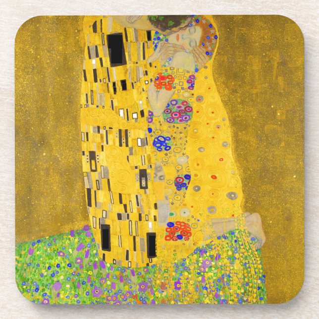 Gustav Klimt The Kiss Coaster (Front)