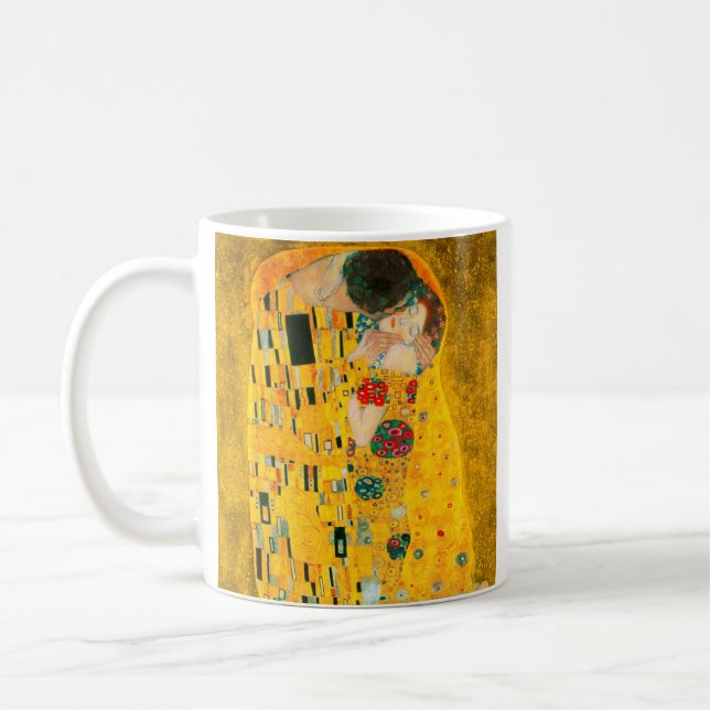 Gustav Klimt The Kiss Coffee Mug (Left)