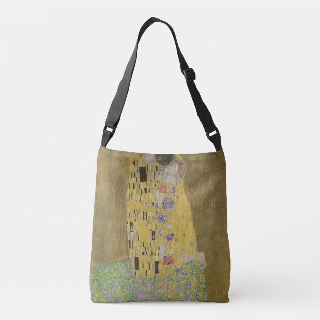 Gustav Klimt The Kiss Crossbody Bag (Back)