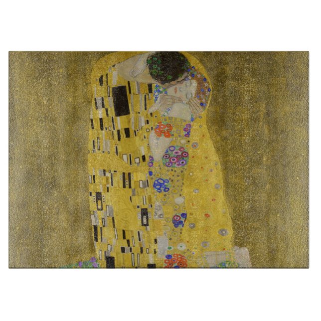 Gustav Klimt - The Kiss Cutting Board (Front)