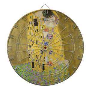 Gustav Klimt - The Kiss Dartboard