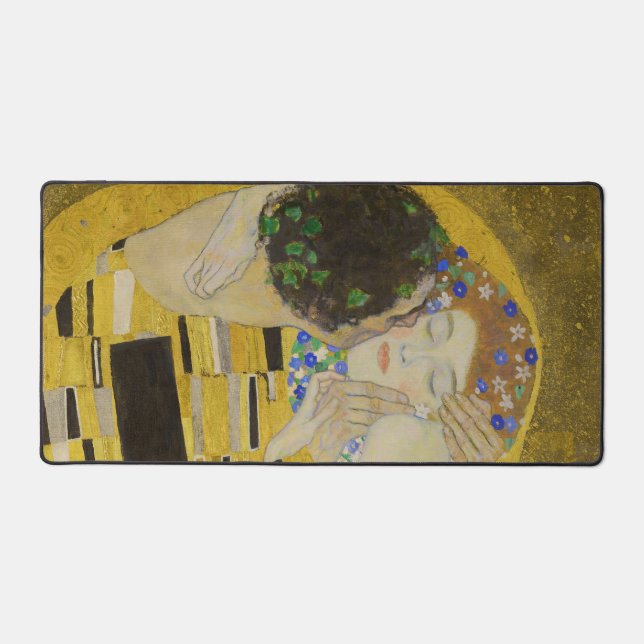 Gustav Klimt - The Kiss Desk Mat (Front)