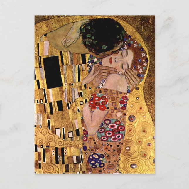 Gustav Klimt: The Kiss (Detail) Postcard (Front)