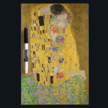 Gustav Klimt "The Kiss" Dry Erase Board<br><div class="desc">Gustav Klimt 's masterpiece: "The Kiss". “The Kiss, ” created by the Austrian painter Gustav Klimt. It’s considered to be his most famous work. He painted it between the years 1907 and 1908, which were the highpoint of his “Golden Period, ” when he painted a number of works utilising gold...</div>