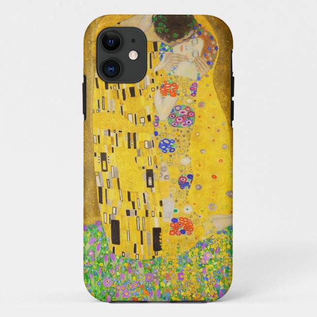 Gustav Klimt The Kiss Fine Art Case-Mate iPhone Case (Back)