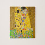 Gustav Klimt The Kiss Fine Art Jigsaw Puzzle<br><div class="desc">Gustav Klimt The Kiss Fine Art Jigsaw Puzzle.</div>