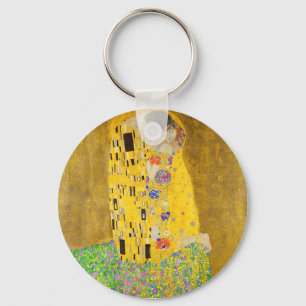 Gustav Klimt The Kiss Fine Art Key Ring