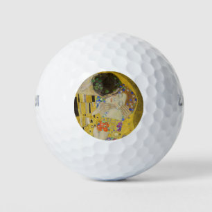 Gustav Klimt - The Kiss Golf Balls