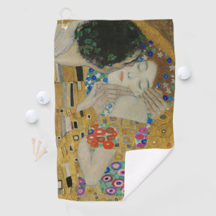 Gustav Klimt The Kiss Golf Towel