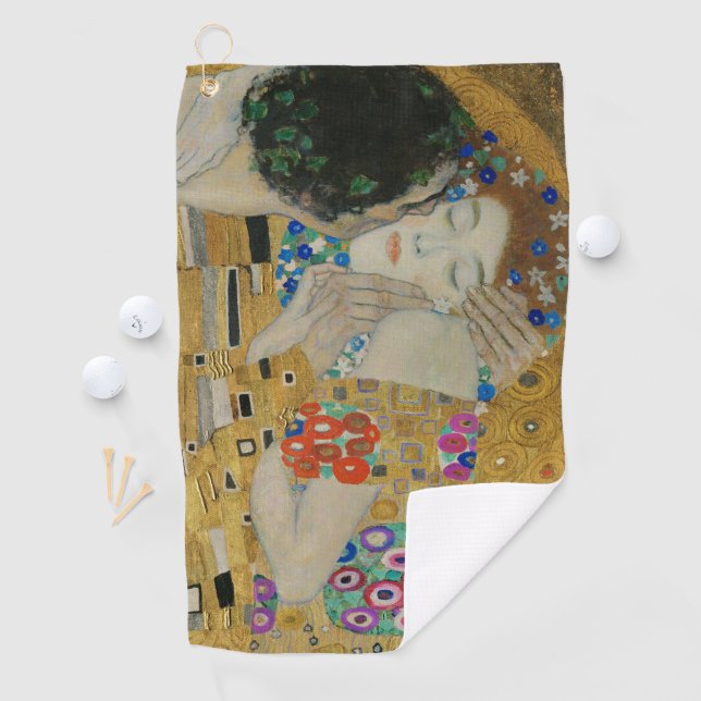 Gustav Klimt The Kiss Golf Towel (InSitu)