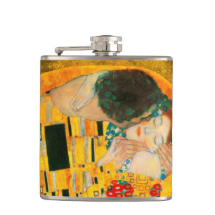 Gustav Klimt The Kiss Hip Flask