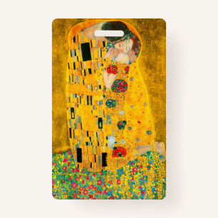 Gustav Klimt The Kiss ID Badge