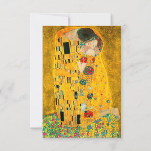 Gustav Klimt The Kiss Invitation