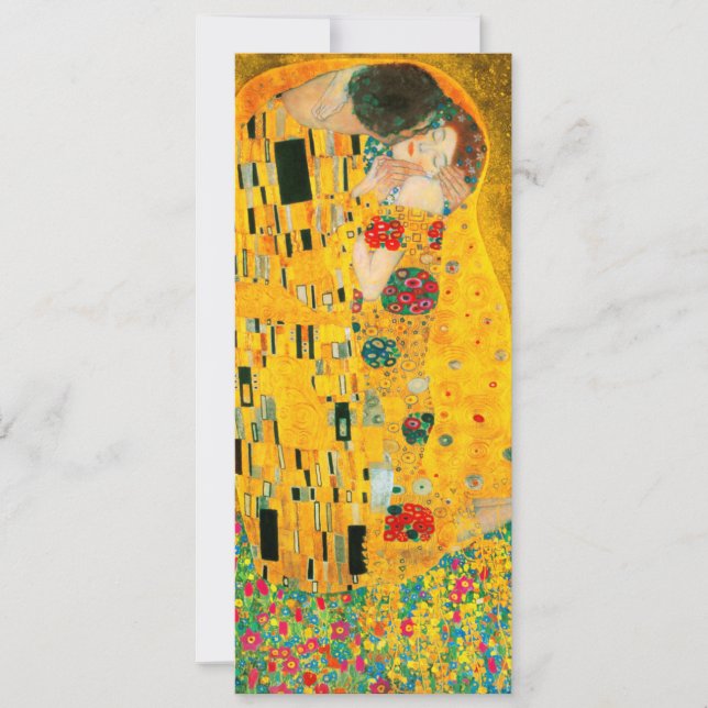 Gustav Klimt The Kiss Invitation (Front)