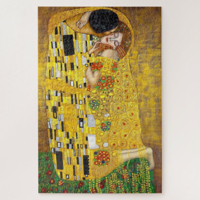 Gustav Klimt  - the Kiss  Jigsaw Puzzle (Vertical)