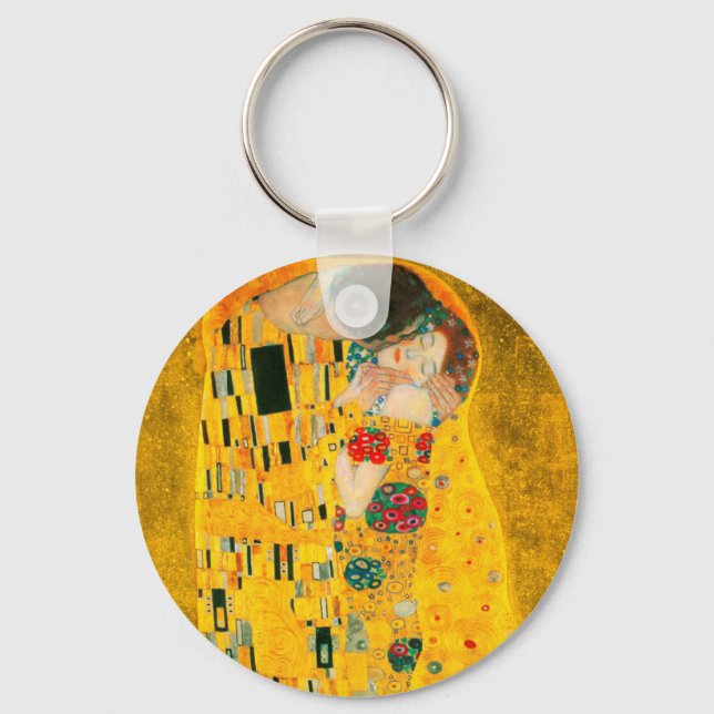 Gustav Klimt The Kiss Key Ring (Front)