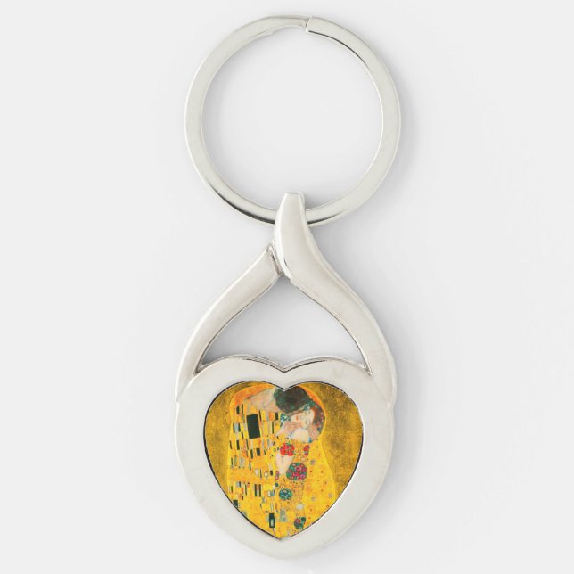 Gustav Klimt The Kiss Key Ring (Front)